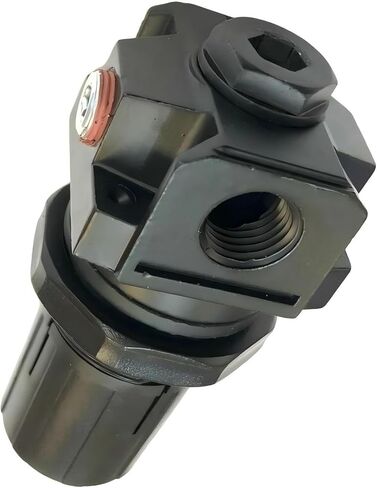 D21426 Heavy Duty Air Regulator - For Porter Cable Craftsman Air Compressors Replaces D27253 100000275 M0520GER - Pressure Regulator Replacement - 1/4"FPT, 1/8" Gauge Port, 7-140 PSI in Kuwait