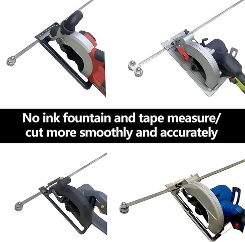 Positioning Calipers For Circular Saw，Adjustable Stainless Steel Circular Saw Guide （4 Axis ，60 Cm） in Kuwait