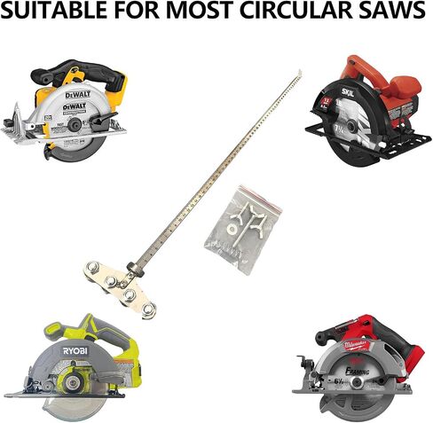 Positioning Calipers For Circular Saw，Adjustable Stainless Steel Circular Saw Guide （4 Axis ，60 Cm） in Kuwait