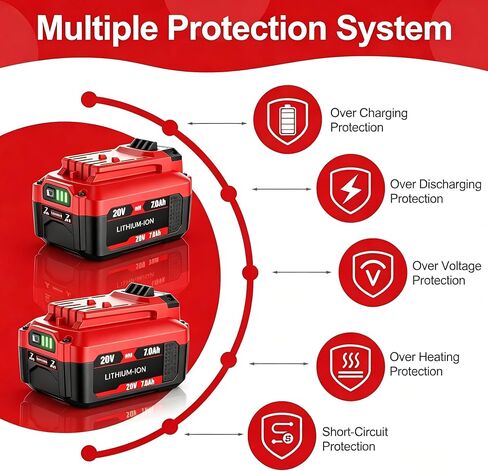 Upgraded Designed for Craftsman 20V Battery V20 Battery for CMCB205 CMCB204 CMCB206 CMCB202 CMCB201 20V Cordless Power Tools, Long Lasting & Fast Charging Working All Day in Kuwait