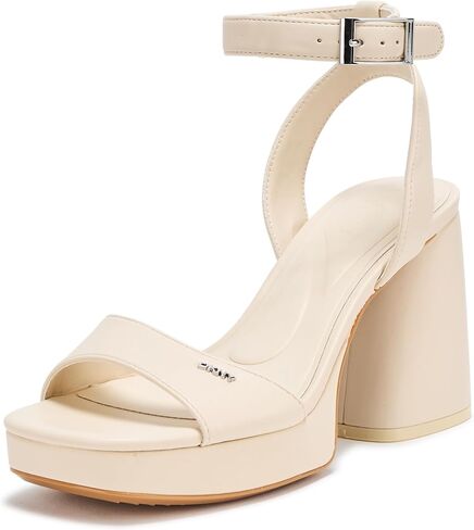 DKNY Womens Scotia Ankle Strap Block Heel in Kuwait