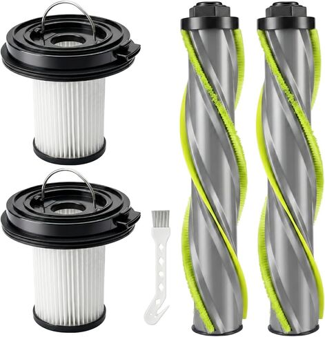 Replacement parts for Bissell Cleanview XR Pet 200W / XR 300W Powerlifter Turbo Cordless Stick Vacuum Cleaners, Accessory kits with 2 Brush Roll Bundle and 2 Filters in Kuwait