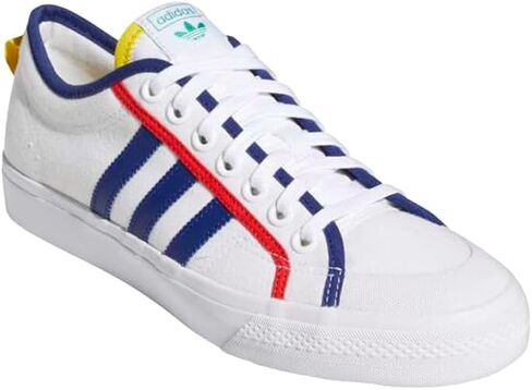 adidas Mens Nizza Lace Up Sneakers Shoes Casual - White in Kuwait