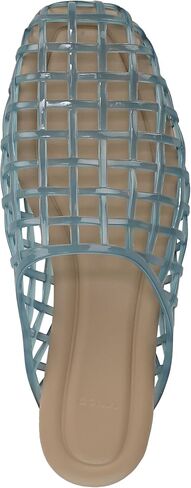 Vince Women's Barcelona Jelly Mule/Clog Shoes Oceanic 1 6 Medium in Kuwait