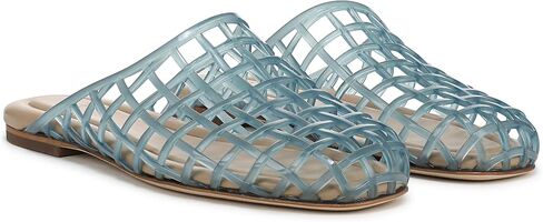 Vince Women's Barcelona Jelly Mule/Clog Shoes Oceanic 1 6 Medium in Kuwait