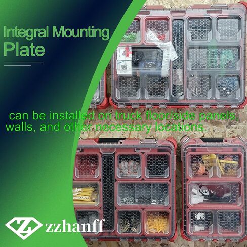Upgrade Integral Mounting Plate Compatible with Milwaukee Packout, Made of high-Strength Carbon Steel Material, can Withstand up to 110 Lbs of Pressure.(1Pack, Half Plate) in Kuwait