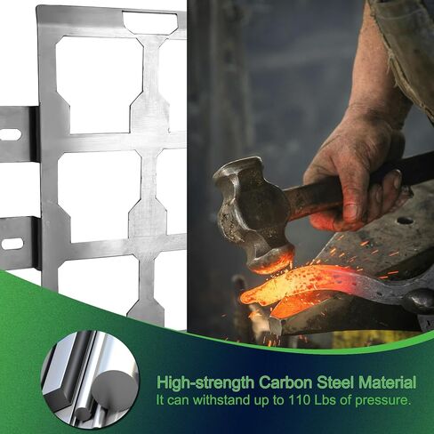 Upgrade Integral Mounting Plate Compatible with Milwaukee Packout, Made of high-Strength Carbon Steel Material, can Withstand up to 110 Lbs of Pressure.(1Pack, Half Plate) in Kuwait