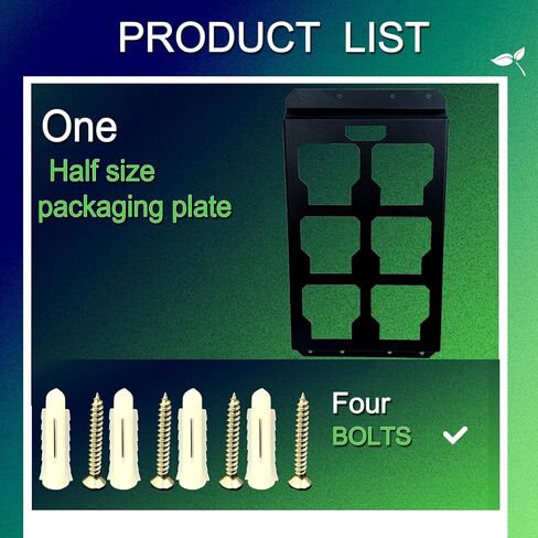 Upgrade Integral Mounting Plate Compatible with Milwaukee Packout, Made of high-Strength Carbon Steel Material, can Withstand up to 110 Lbs of Pressure.(1Pack, Half Plate) in Kuwait
