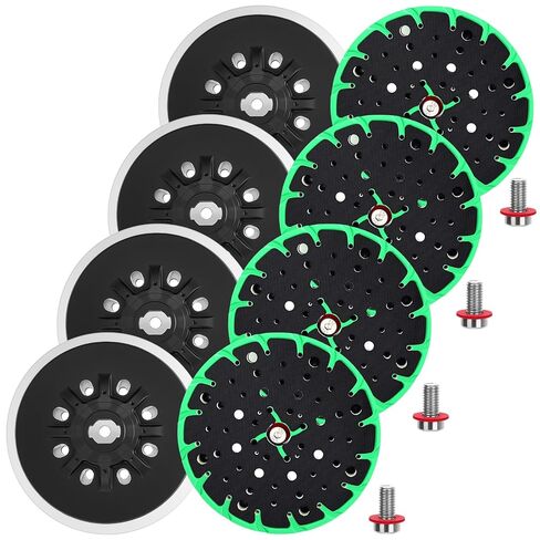 Lounsweer 4 Pack Sander Pads 6 Inch Hard Sanding Pad Compatible with 202460 Sanders 48 Hole Disc Compatible with ETS EQ 150/3 ETS EQ 150/5 Sander in Kuwait