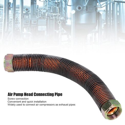 Air Compressor Discharge Tube, Air Compressor Accessories High Pressure Pump Head Connecting Exhaust Pipe 25mm Diameter Used to Connect Air Compressors as Exhaust Pipes (Head Tube 2090) in Kuwait