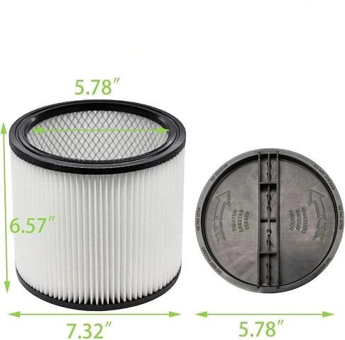 Replacement Filter for Shop Vac 90304, 90350, 90333, 90585, Compatible with Most Wet/Dry Vacuum Cleaners 5 Gallon and Above in Kuwait