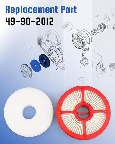 Upgrade 49-90-2012 Wet Dry Vacuum Filter Replacement Fit for Milwaukee M18 Fuel Compact Vacuum in Kuwait