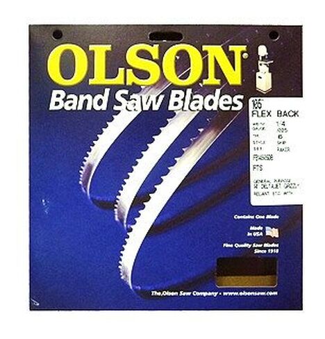 Olson Fb14505Db 105 Inch X 1/4 Inch X 6 Tpi Flex Back Band Saw Blade Replaces Delta 28-047 in Kuwait