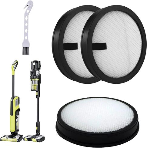 3Pack Hepa Replacement Filters Compatible with RYOBI 18V ONE+ HP Advanced Stick Vac (PBLSV719) and 18V ONE+ HP High-Capacity Stick Vac (PBLSV718), Model # A32SV718K2 in Kuwait
