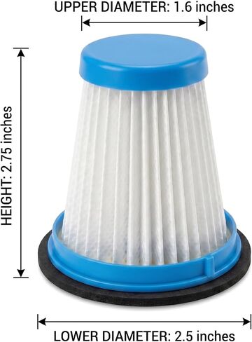 Replacement Filter,Compatible with Vazone R6X Corded Stick Vacuum,Filter-4Pack in Kuwait