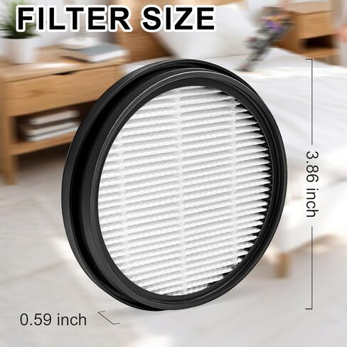 Vacuum Cleaner Replacement Filter Compatible with NADALY N7 Cordless Vacuum Cleaner Filter-4Pack in Kuwait