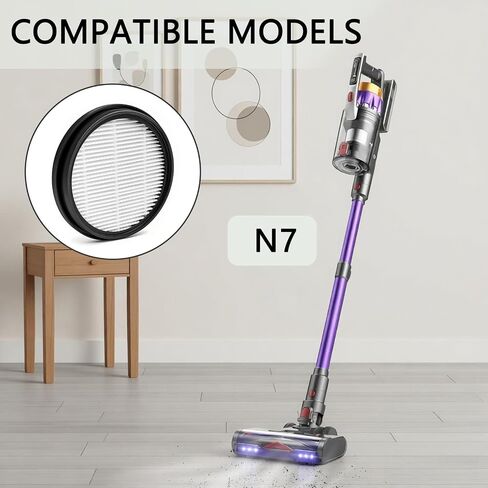 Vacuum Cleaner Replacement Filter Compatible with NADALY N7 Cordless Vacuum Cleaner Filter-4Pack in Kuwait