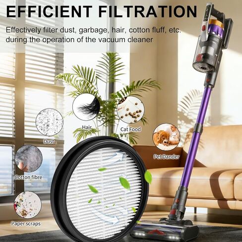Vacuum Cleaner Replacement Filter Compatible with NADALY N7 Cordless Vacuum Cleaner Filter-4Pack in Kuwait