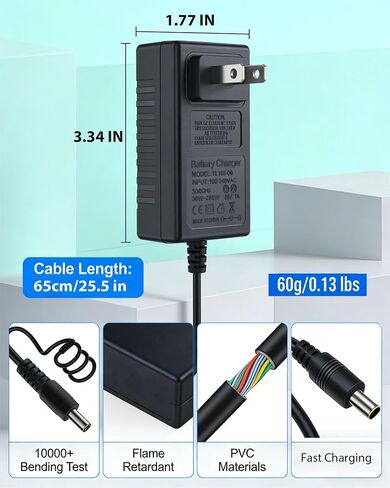 21V MAX Lithium Battery Charger for Chainsaw, Fast Charger Compatible with Makita 18V Lithium Batteries, 1A Supply AC Adapter Power Cord Overload Protection, DC18SD DC18RC DC18SE DC18RA DC18SC in Kuwait