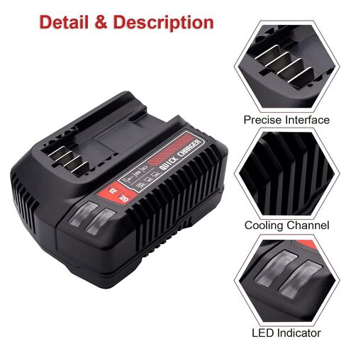 CMCB104 Charger Compatible with Craftsman 20V Lithium Battery CMCB101 CMCB201 CMCB202 CMCB204 CMCB205 CMCB209 V20 Series Batteries, Replacement for 20v Battery Charger CMCB100 CMCB102 CMCB124 in Kuwait