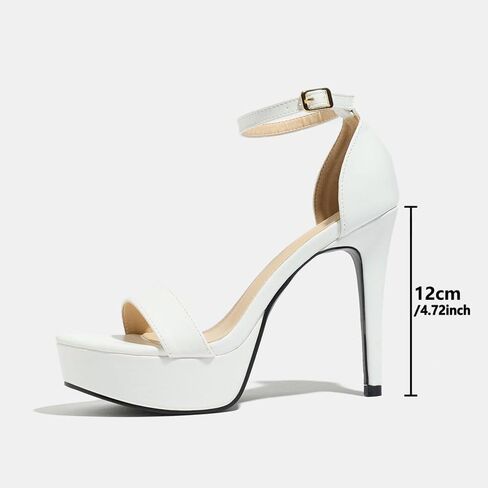 Ladies' round toe high-heeled shoes with suspenders and slim heels sandals | Summer new open toe sports shoes, simple and fashionable slippers, adjustable ankle strap buckle casual shoes, single shoe in Saudi Arabia