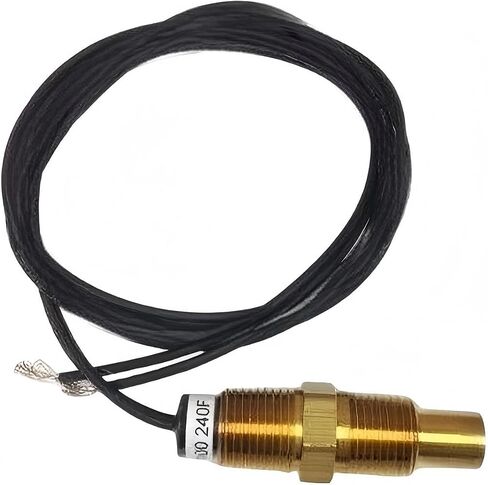00438-008 Air Compressor HIGH TEMPATURE SWITCH - for SULLIVAN PALATEK ROTARY SCREW AIR COMPRESSOR parts 00438008 15D 20D 25D 30D - TEMPATURE SWITCH Replacement - 240 DEG.F in Kuwait