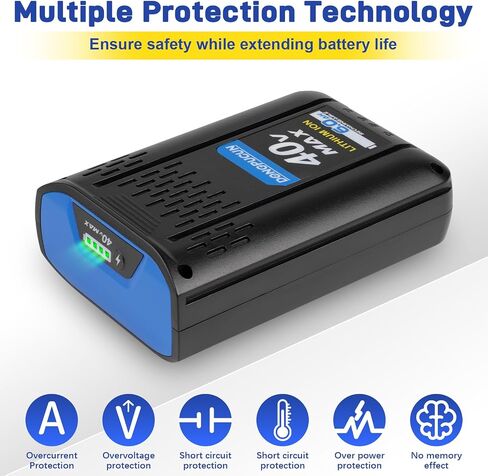 Upgrade 40V 6.0Ah Battery and Charger Kit for Kobalt 40V Max Battery with Compact Portable Charger for Kobalt 40V Lithium Batteries in Kuwait