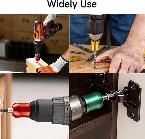 Magnetic Screwdriver Bit Ring 3-Pack, 1/4" Hex Universal Magnetizer Ring for Electric Drills & Hand Tools, Removable Screw Holder Catcher Metal Magnetizing Sleeve in Kuwait