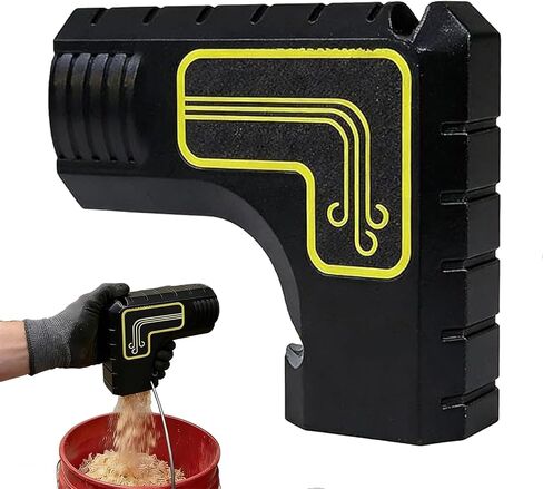Table Saw Dust Collector Adapter, 2 Inch Dust Port Connector, Tool-Free Installation, Dual Dust Bag Hooks, Efficient Sawdust Collection in Kuwait