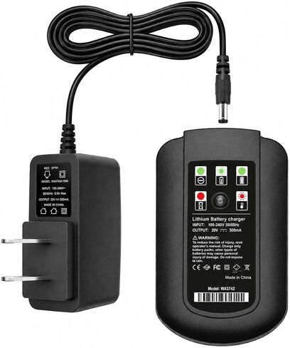 20V Rapid Charging Station Compatible with Worx 20V PowerShare WA3742 WA3732 - Fast Charger Only, Not a Battery in Kuwait