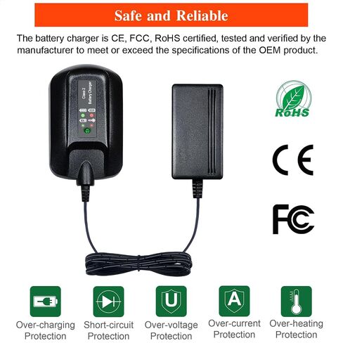 WA3742 Charger Compatible with Worx 20V Lithium Battery WA3520 WA3525 WA3512 WA3522 WA3544 WA3575 WA3578…, Replacement for 20v Battery Charger WA3732 WA3875 WA3881 in Kuwait