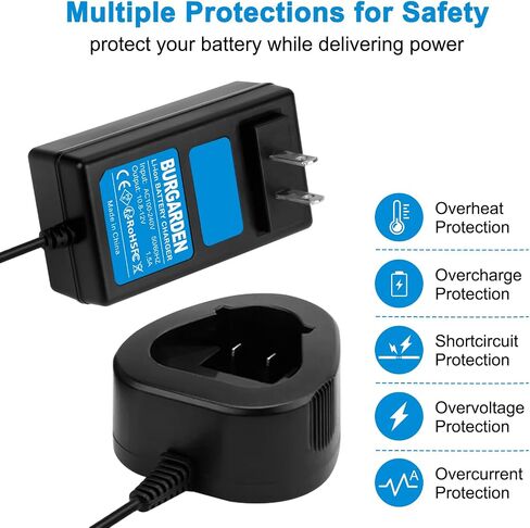 10.8V-12V Li-ion Charger BC330 BC430 for Bosch 12-Volt Li-ion Batteries BAT411 GBA12V30 BAT411A BAT412 BAT412A BAT413 BAT413A BAT414 D-70745 2607225146 in Kuwait
