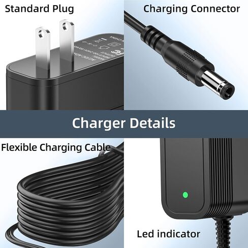 21V Battery Charger for Avid 20V Cordless Drill, Power Supply Compatible with OUBEL, AVID, OAKLAR, ADEDAD, AILUKI, Bielmeier, KIMO, DEKO, DEKOPRO, with 5.9FT Power Cord in Kuwait