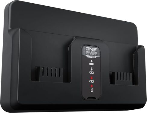 Hoover ONEPWR Dual Bay Charger, Battery Charger for Hoover ONEPWR Products | Temperature Control, Surge Protection, Sequential Charging, Tool and Vacuum Battery Power in Kuwait