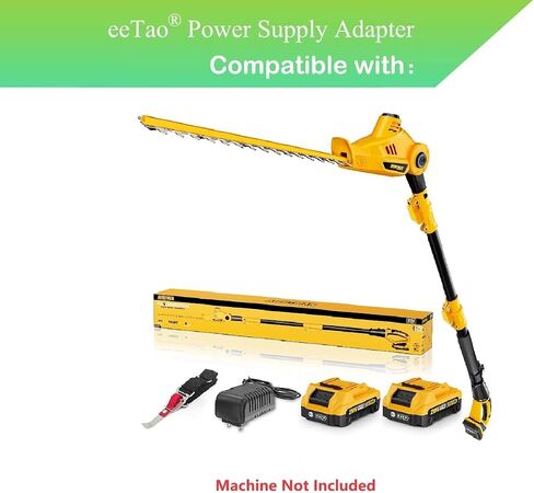 Charger for Alloyman 2D-LLJ 2DLLJ AHT4 Grass Pole Hedge Trimmer 20V Battery | eeTao Cordless Electric Shear 21V Battery DC20V DC21V 24.8V Replacement Power Supply Adapter in Kuwait