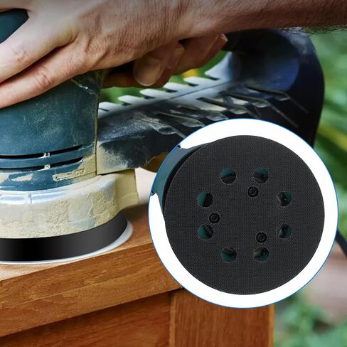 Orbital Sanding Pads, 5 inch 8 Hole Replacement Hook and Loop Orbital Sander Pad Backing Pad in Kuwait