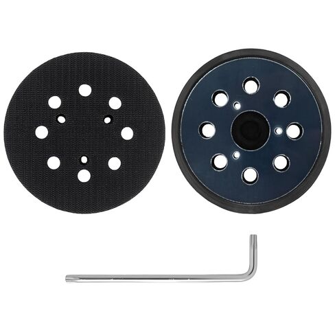 2 Pack 5 Inch 8 Hole Orbital Sander Replacement Pad Compatible with Hitachi SV13YA, SV13YB in Kuwait