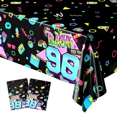 Blue Orchards Ninja Master Table Covers (Pack of 2) - 54"x108" XL - Ninja Birthday Party Supplies, Ninja Theme Birthday Party, Ninja Table Decorations for Boy, Ninja Tablecloth, Ninja Party Décor in Saudi Arabia