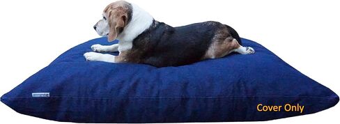 Dogbed4less افعل ذلك بنفسك DIY وسادة سرير للحيوانات الأليفة غطاء لحاف أكسفورد + حقيبة داخلية مقاومة للماء للكلاب/القطط بحجم كبير 48 بوصة × 29 بوصة بلون داكن - أغطية فقط in Kuwait