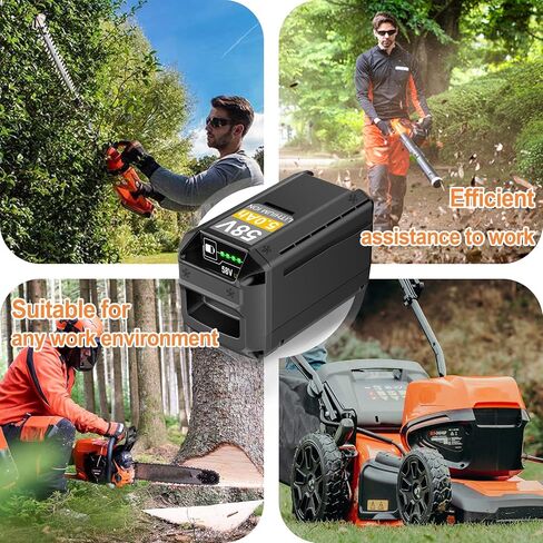 FSKE Premium 5000mAh Replacement for Echo 58V Battery CBP-58V40 CBP-58V20 | Compatible with Echo 58 Volt Cordless Power Tools in Kuwait