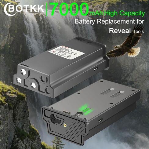7000mAh 2-Pack Li-Ion Replacement for Reveal Tactacam Battery Pack | Compatible with Tactacam Lithium Battery Pack Trail Camera Reveal X Gen 3.0, 2.0, X Pro 3.0, Pro, X Ultra 3.0, SK, XB, X in Saudi Arabia