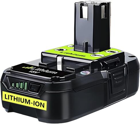 Replacement for Ryobi 18V Battery: 4.0Ah Lithium-Ion for P107 P108 P109 Cordless Power Tools Craft Creator Woodworker Gardening Work 1 Pack in Kuwait