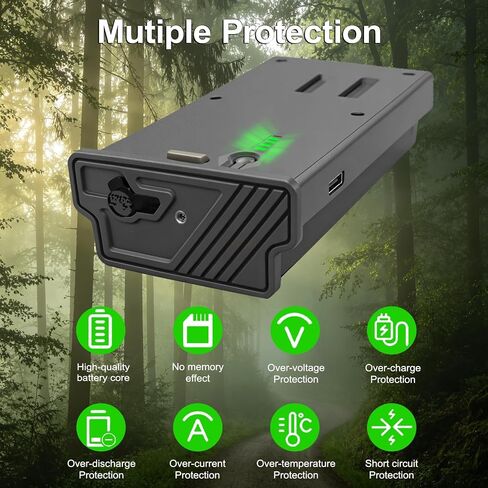 7000mAh 2-Pack Li-Ion Replacement for Reveal Tactacam Battery Pack | Compatible with Tactacam Lithium Battery Pack Trail Camera Reveal X Gen 3.0, 2.0, X Pro 3.0, Pro, X Ultra 3.0, SK, XB, X in Kuwait