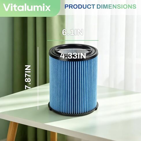 38751 Replacement Filter Compatible with CRAFTSMAN CMXZVBE38751 Fine Dust Wet Dry Vac, Fit 5 to 20 Gallon shop vacuums, 1 Pack in Kuwait