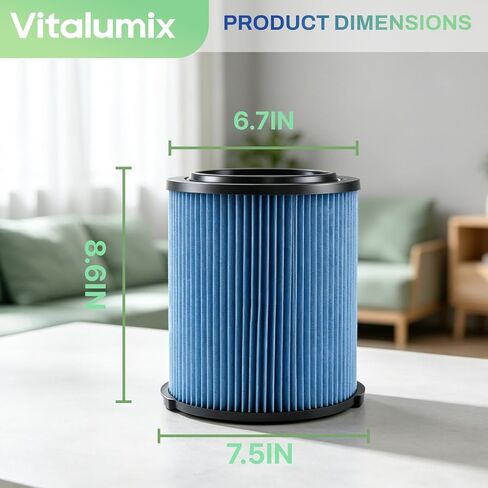 VF5000 Replacement Filter Compatible with ridgd 5-20 Gallon Vacuums 1 Pack | WD1450 WD0970 WD1270 WD09700 WD06700 WD1680 WD1851 RV2400A in Kuwait