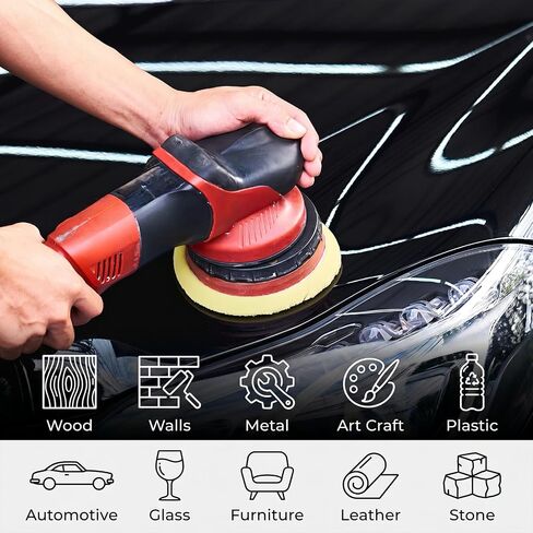32PCS Drill Sanding Attachment, Drill Sander, 3 Inch Sanding Disc for Dril | 3 Inch Sanding Discs, 1000/1200/1500/2000/2500/3000/4000/5000 Grit Sandpaper Drill Attachment for Wood, Metal, Automotive Car in Kuwait