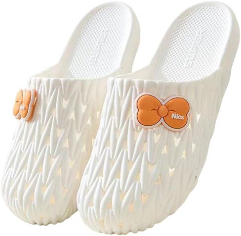 Summer fashion beach sandals with bow accessories, thick-soled slippers, anti-slip and durable. in Kuwait