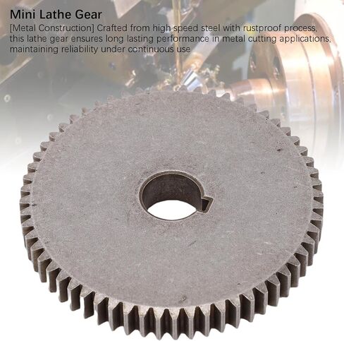 Diydeg 60T Mini Lathe Gear, T60 Gear Replacement Gear for MX-210 WM-210 8x16 220x400 220x600 220x750 Mini Lathe and Mill, Metal Transmission Gear Metal Cutting Machine 60 Teeth Gear in Kuwait