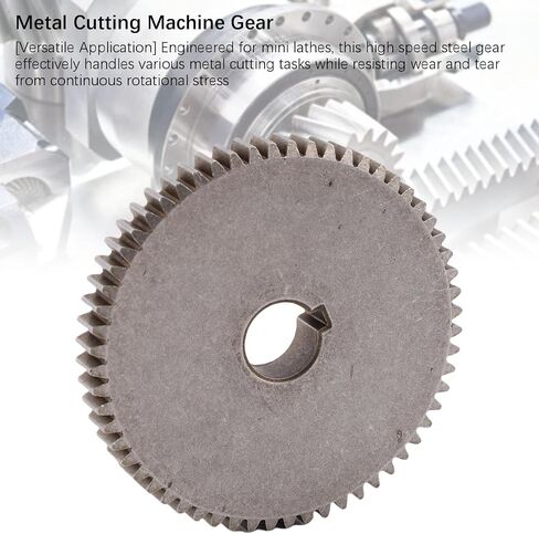 Diydeg 60T Mini Lathe Gear, T60 Gear Replacement Gear for MX-210 WM-210 8x16 220x400 220x600 220x750 Mini Lathe and Mill, Metal Transmission Gear Metal Cutting Machine 60 Teeth Gear in Kuwait