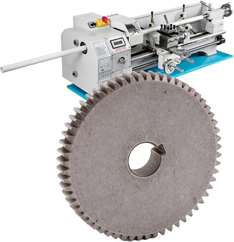 Diydeg 60T Mini Lathe Gear, T60 Gear Replacement Gear for MX-210 WM-210 8x16 220x400 220x600 220x750 Mini Lathe and Mill, Metal Transmission Gear Metal Cutting Machine 60 Teeth Gear in Kuwait